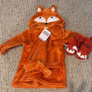 Hudson Baby Orange Robe Cover-Up